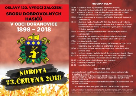 120 výročí založení SDH Bořanovice